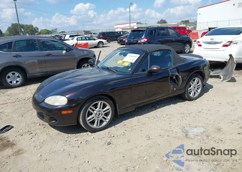 2004 Mazda Mx-5 Miata Cloth from USA, damaged, VIN JM1NB353940404103